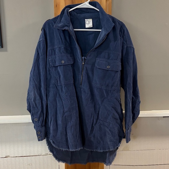 Aerie Blue Textured Fabric - Picture 1 of 3